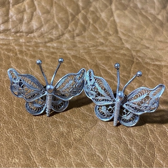 Special 925  Silver hand crafted TELKARI Art earrings - Picture 3 of 10